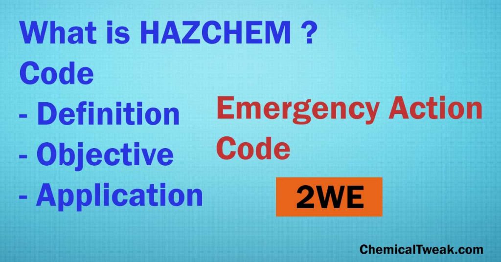 Hazchem Code Full form