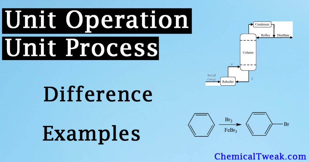 Unit operation and unit process