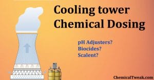 Cooling tower chemical dosing