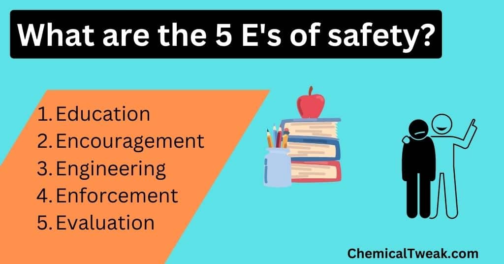 What are the 5 E's of safety