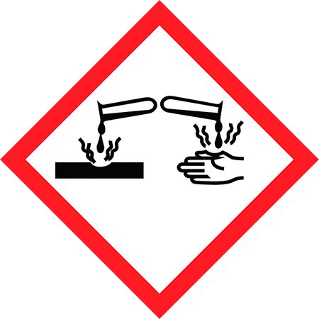 GHS Corrosive symbol