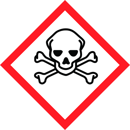 GHS toxic symbol